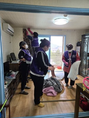 [해양여수지부] 독거 여성의 주거 환경 개선 봉사