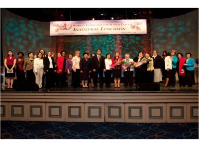 여성연합 회장 이취임 및 환영 오찬 – 미국